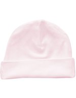 Link Kids Wear Mütze aus Bio-Baumwolle für Kinder, Black One Size, X10001 – Poudre Rose