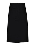 Link Kitchen Wear Kochschürze mit XL-Tasche, Twill-Gewebe – Black