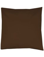 Link Kitchen Wear Kissenbezug 2/1-Twill mit Hotelverschluss, White 30 x 50 cm, X1001 – Marrone (ca. Pantone 476)