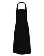 Link Kitchen Wear Robuste Gastronomieschürze mit Taschen 110x73 cm – Black