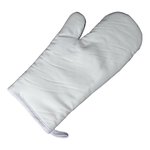 Link Kitchen Wear Guanti da forno in 100% poliestere, White/Silver Grey 34 x 14 cm, X1005 – Bild 3