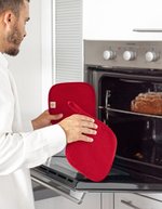 Link Kitchen Wear Hitzebeständige Topflappen 20x20 cm, Black 20 x 20 cm, X1006 – Bild 1