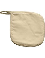 Link Kitchen Wear Hitzebeständige Topflappen 20x20 cm, Black 20 x 20 cm, X1006 – Naturel
