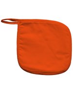 Link Kitchen Wear Hitzebeständige Topflappen 20x20 cm, Black 20 x 20 cm, X1006 – Orange