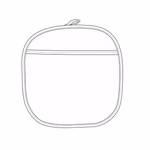 Link Kitchen Wear Presina Tessuta in Twill, 23x23 cm, Black/White 23 x 23 cm, X1007 – immagine 5