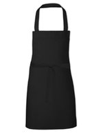 Link Kitchen Wear Klassische Kinder-Grillschürze aus Baumwolle – Black