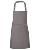 Link Kitchen Wear Klassische Kinder-Grillschürze aus Baumwolle – Dark Grey (ca. Pantone 431)