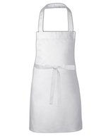Link Kitchen Wear Klassische Kinder-Grillschürze aus Baumwolle, Black 60 x 50 cm, X1009 – White