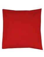 Link Kitchen Wear Baumwoll-Kissenbezug mit Hotelverschluss, Black 40 x 40 cm, X1010 – Red (ca. Pantone 200)