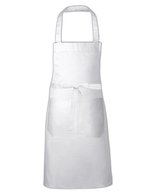 Link Kitchen Wear Cotton Hobby Apron Black 80 x 70 cm (X1012), X1012 – White