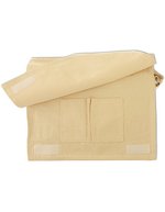 Halink Borsa a tracolla in canvas con portapenne, Natural 29 x 38 x 7,5 cm, X1056 – Bild 4