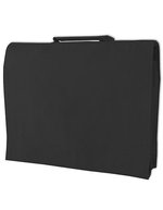 Halink Canvas Schultertasche mit Kugelschreiberhalter – Black