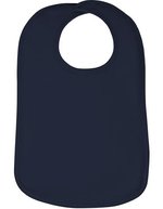 Link Kids Wear Bio-Baumwolle Kinder Lätzchen Olli 01, White One Size, X11001 – Navy