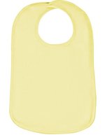 Link Kids Wear Bio-Baumwolle Kinder Lätzchen Olli 01, White One Size, X11001 – Pastel Yellow