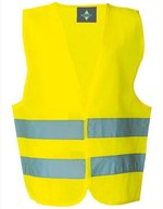 Neon Warnweste mit reflektierenden Streifen – Signal Jaune
