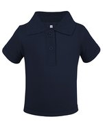 Link Kids Wear Bio-Baby Polo Teddy Kurzarm 01 – Navy