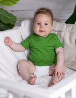 Link Kids Wear Bio-Baumwoll Kurzarm-T-Shirt Noah 01, White 62-68, X13120 – Bild 1