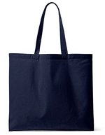 Halink Medium Tragetasche aus Bio-Baumwolle – Navy