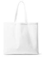 Halink Medium Tragetasche aus Bio-Baumwolle – White
