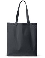Halink Bio-Canvas Tragetasche mit langem Henkel – Dark Grey