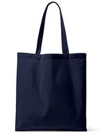 Halink Bio-Canvas Tragetasche mit langem Henkel – Navy