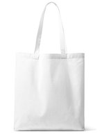 Halink Bio-Canvas Tragetasche mit langem Henkel – White