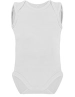 Link Kids Wear Ärmelloser Bio-Babybody Rebel 03 – White