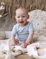 Link Kids Wear Kurzarm-Babybody aus Bio-Baumwolle Rebel, White 50-56, X21120 – Bild 1
