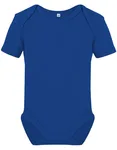 Link Kids Wear Kurzarm-Babybody aus Bio-Baumwolle Rebel, Black 50-56, X21120 – Royal Blue