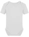 Link Kids Wear Kurzarm-Babybody aus Bio-Baumwolle Rebel, Black 50-56, X21120 – White