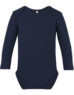 Link Kids Wear Langarm-Body aus Bio-Baumwolle Rebel 02 – Navy