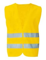 Printwear Zertifizierte Warnweste mit Reflektionsstreifen, Signal Orange M, X217 – Signal Jaune