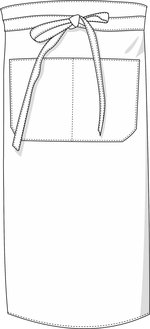Cook´s Apron XXL with Pocket – Bild 4