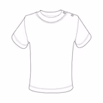 Link Kids Wear Short-Sleeve Baby T-Shirt made of Polyester, White 50-56, X803 – image 4