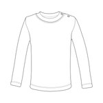Link Kids Wear Langarm Baby T-Shirt 100% Polyester, White 50-56, X806 – Bild 4