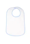 Link Kids Wear Double-Layer Baby Bibs for Kids, White/Babyblue One Size, X951N – image 3