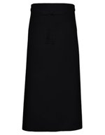 Link Kitchen Wear Bistro-Schürze XL mit Fronttasche – Black