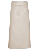 Link Kitchen Wear Bistro-Schürze XL mit Fronttasche, White 120 x 100 cm, X961T – Natural (ca. Pantone 7499)