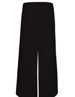 Link Kitchen Wear Bistro-Schürze mit Gehschlitz, 100x100 cm – Black