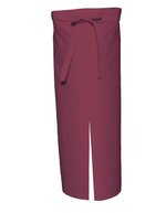 Link Kitchen Wear Bistro-Schürze mit Gehschlitz, 100x100 cm – Bordeaux