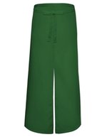Link Kitchen Wear Bistro-Schürze mit Gehschlitz, 100x100 cm – Bottle Green