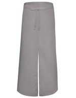 Link Kitchen Wear Bistro-Schürze mit Gehschlitz, 100x100 cm, White 100 x 100 cm, X962 – Mouse Grey