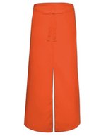 Link Kitchen Wear Bistro-Schürze mit Gehschlitz, 100x100 cm, White 100 x 100 cm, X962 – Orange