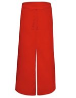 Link Kitchen Wear Bistro-Schürze mit Gehschlitz, 100x100 cm, White 100 x 100 cm, X962 – Red