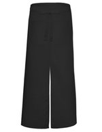 Link Kitchen Wear Bistro-Schürze mit Gehschlitz und Tasche – Black