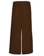 Link Kitchen Wear Bistro-Schürze mit Gehschlitz und Tasche – Brown