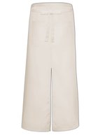 Link Kitchen Wear Bistro-Schürze mit Gehschlitz und Tasche, White 100 x 100 cm, X962T – Natural (ca. Pantone 7499)