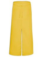Link Kitchen Wear Bistro-Schürze mit Gehschlitz und Tasche, White 100 x 100 cm, X962T – Yellow