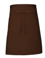 Link Kitchen Wear Bistro-Schürze mit verstärkten Nähten – Brown