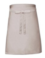 Link Kitchen Wear Bistro-Schürze mit verstärkten Nähten, White 90 x 50 cm, X964 – Khaki